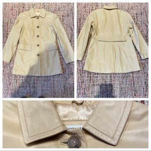 OMG😍 BUTTERY LEATHER Banana Republic Lady Coat PS